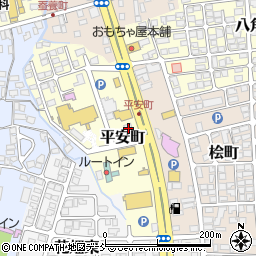 パッケージプラザ会津店周辺の地図