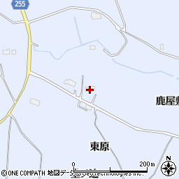 福島県浪江町（双葉郡）棚塩（鹿屋敷）周辺の地図