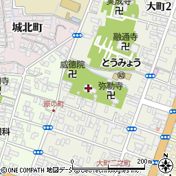 馬宝山観音寺周辺の地図