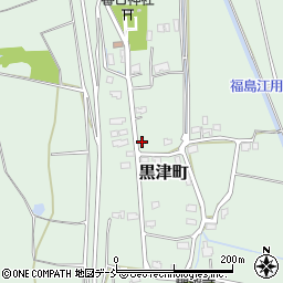 新潟県長岡市黒津町周辺の地図