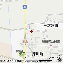 新潟県長岡市雁島町552周辺の地図