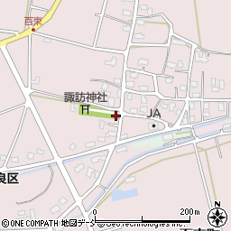 百束町公民館周辺の地図