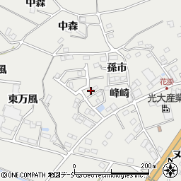 福島県本宮市青田峰崎45-6周辺の地図