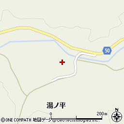 福島県双葉郡葛尾村野川湯ノ平周辺の地図