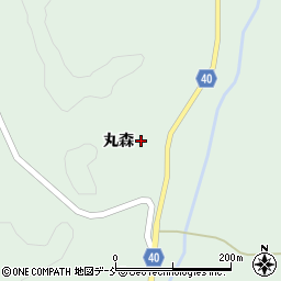 福島県本宮市稲沢丸森周辺の地図