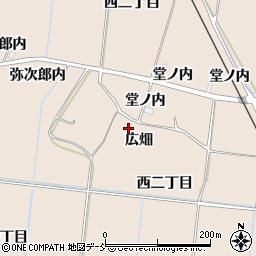 福島県双葉郡浪江町酒田広畑周辺の地図