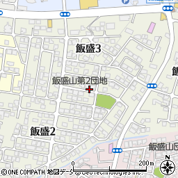 福島県会津若松市飯盛周辺の地図
