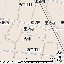福島県双葉郡浪江町酒田堂ノ内16周辺の地図