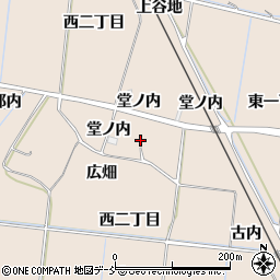 福島県双葉郡浪江町酒田堂ノ内周辺の地図