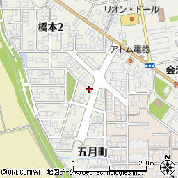 福島県会津若松市五月町146周辺の地図