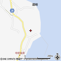 石川県珠洲市三崎町寺家ケ周辺の地図