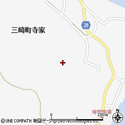 石川県珠洲市三崎町寺家マ周辺の地図