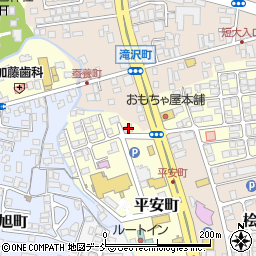 会津若松地区連合会周辺の地図