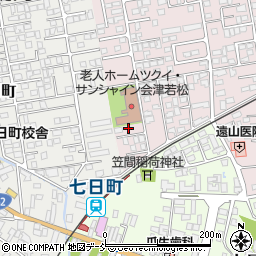 ツクイ会津金川町周辺の地図