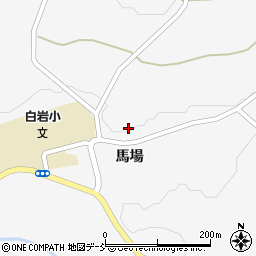 福島県本宮市白岩馬場周辺の地図