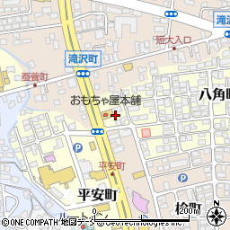 植田電機株式会社会津営業所周辺の地図