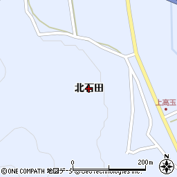 福島県郡山市熱海町高玉（北石田）周辺の地図