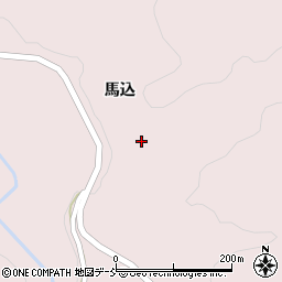 福島県田村市船引町上移馬込周辺の地図