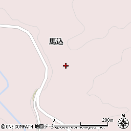 福島県田村市船引町上移（馬込）周辺の地図