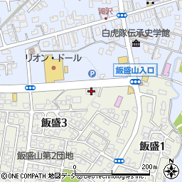 タカラスタンダード会津若松周辺の地図