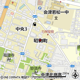 新極真会　会津北道場事務局周辺の地図