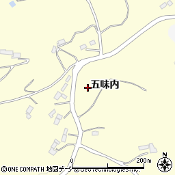 福島県本宮市糠沢五味内周辺の地図