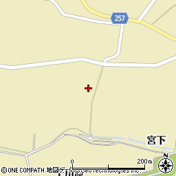 福島県浪江町（双葉郡）苅宿（宮下）周辺の地図