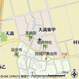 〒965-0069 福島県会津若松市神指町天満の地図
