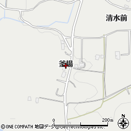 福島県本宮市青田釜場周辺の地図