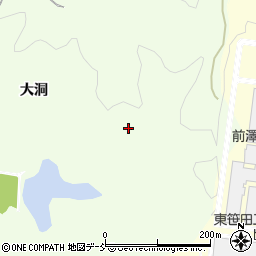 福島県本宮市高木大洞周辺の地図