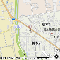 ニット松本周辺の地図