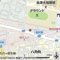 セブンイレブン会津滝沢町店周辺の地図
