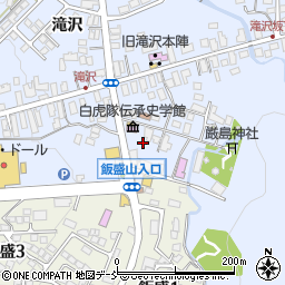 福島県会津若松市一箕町大字八幡弁天下周辺の地図