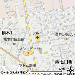 ツルハドラッグ会津七日町店周辺の地図