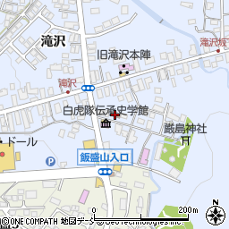 滝沢公民館周辺の地図