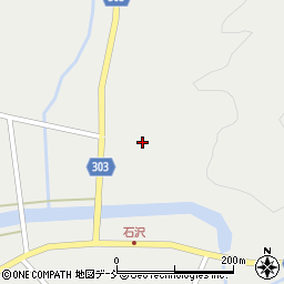 福島県田村市船引町石沢川前周辺の地図