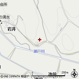 福島県本宮市青田笠松山周辺の地図