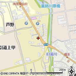 福島県会津若松市神指町橋本周辺の地図
