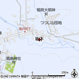 福島県会津若松市一箕町大字八幡坂下周辺の地図