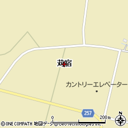 福島県浪江町（双葉郡）苅宿周辺の地図