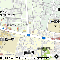 福島県会津若松市白虎町184周辺の地図