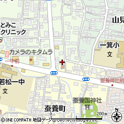 福島県会津若松市白虎町186周辺の地図