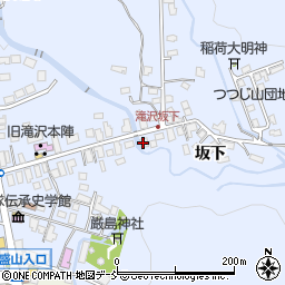 福島県会津若松市一箕町大字八幡坂下甲周辺の地図