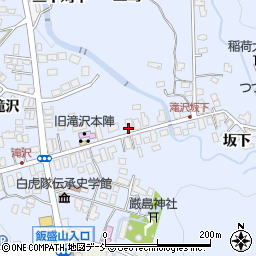 福島県会津若松市一箕町大字八幡古屋敷甲周辺の地図