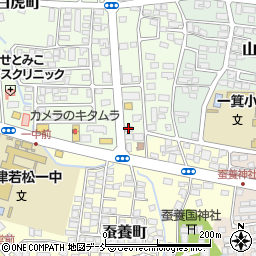 会津工芸社周辺の地図