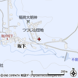 福島県会津若松市一箕町大字八幡（躑躅山甲）周辺の地図
