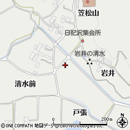 福島県本宮市青田（清水前）周辺の地図