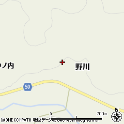 福島県葛尾村（双葉郡）野川（関場）周辺の地図