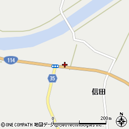 福島県浪江町（双葉郡）室原（町尻）周辺の地図