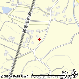 福島県本宮市糠沢（葭池）周辺の地図